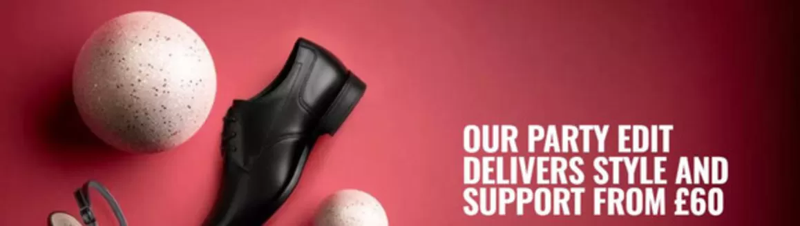 Clarks catalogue in Leeds | Our Party Edit Delivers Style And Support From £60- | 2025-11-19T00:00:00.000Z - 2025-11-29T00:00:00.000Z