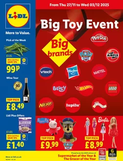 Lidl catalogue in Gillingham | Current deals and offers | 2025-11-27T00:00:00.000Z - 2025-12-03T00:00:00.000Z