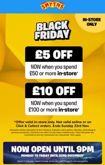 Smyths Toys catalogue in Glasgow | NEW Black Firday offers | 2025-11-20T00:00:00.000Z - 2025-11-23T00:00:00.000Z