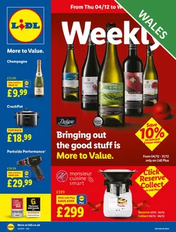 Lidl catalogue in Pontypool | Current bargains and offers | 2025-12-04T00:00:00.000Z - 2025-12-10T00:00:00.000Z