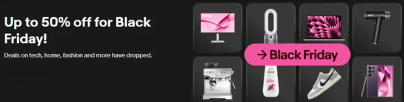 eBay catalogue in Coventry | Bring On Black Friday X eBay Live | 2025-11-27T00:00:00.000Z - 2025-12-18T00:00:00.000Z