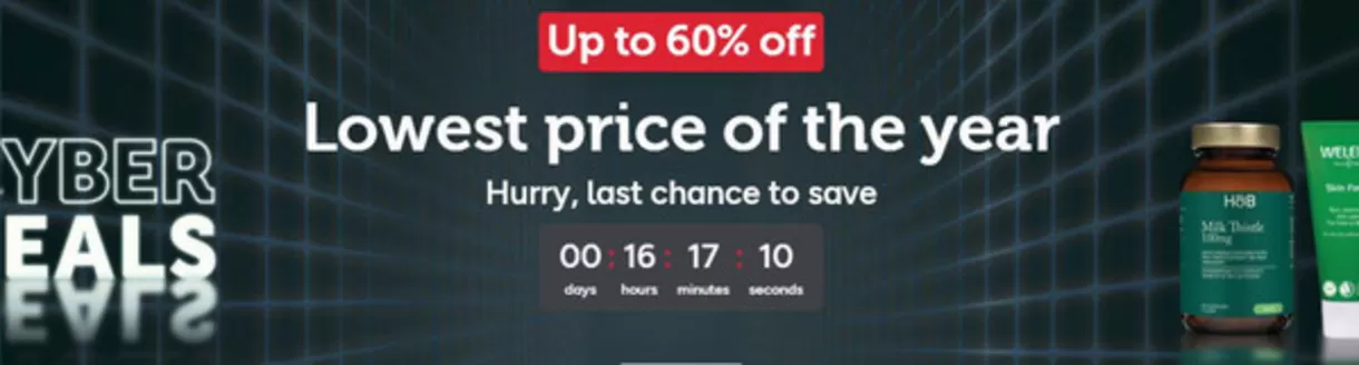 Holland & Barrett catalogue | Lowesrt Price Of The Year | 2025-12-02T00:00:00.000Z - 2025-12-15T00:00:00.000Z