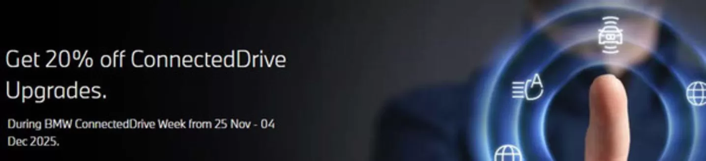 BMW catalogue in Glasgow | Get 20% Off Connected Drive Upgrades | 2025-12-03T00:00:00.000Z - 2025-12-04T00:00:00.000Z