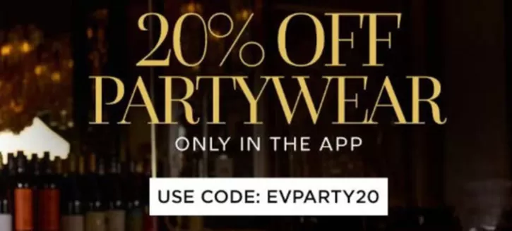 Evans catalogue in Stoke-on-Trent | 20% Off Partywear | 2025-12-04T00:00:00.000Z - 2025-12-22T00:00:00.000Z