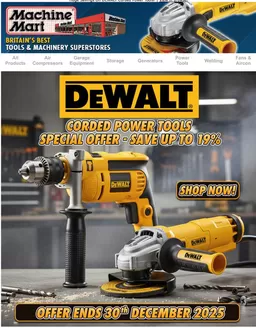 Machine Mart catalogue in Bideford | Corded Power Tools Special Offer Save Up To 19% | 2025-12-05T00:00:00.000Z - 2025-12-30T00:00:00.000Z