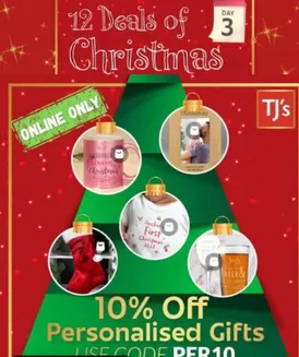 TJ Hughes catalogue | 10% Off Personalised Gifts | 2025-12-10T00:00:00.000Z - 2025-12-13T00:00:00.000Z