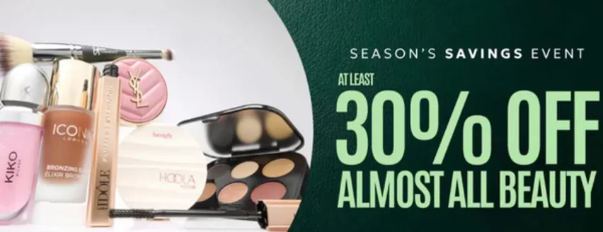 Debenhams catalogue | At Least 30% Off Almost All Beauty | 2025-12-10T00:00:00.000Z - 2025-12-25T00:00:00.000Z