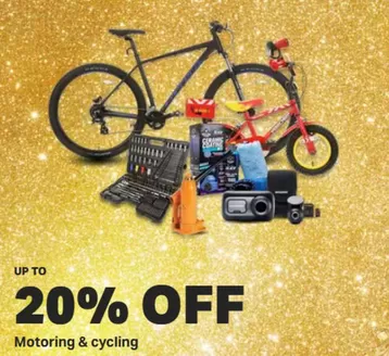 Halfords catalogue in London | Up To 20% Off Motoring & Cycling* | 2025-12-12T00:00:00.000Z - 2025-12-27T00:00:00.000Z