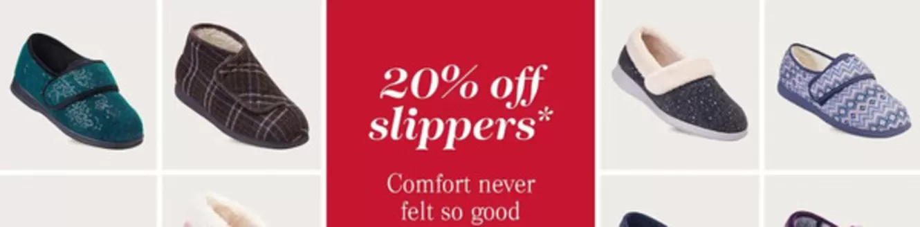 Cosyfeet catalogue in Cirencester | 20% Off Slippers | 2025-12-12T00:00:00.000Z - 2025-12-24T00:00:00.000Z