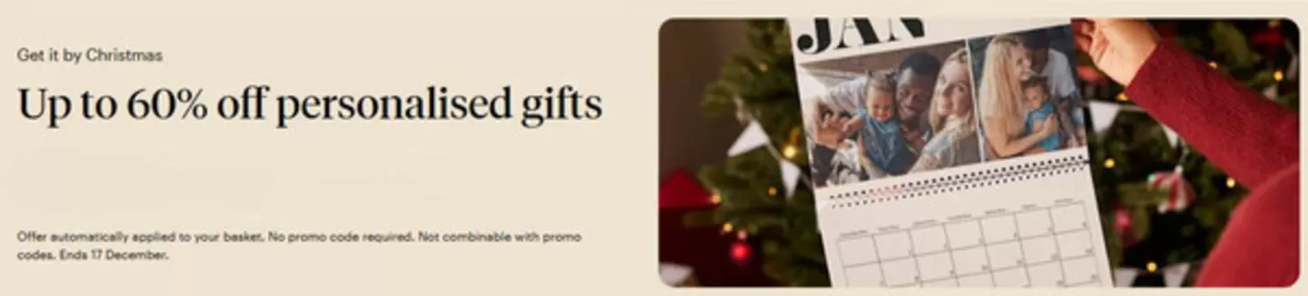 Vistaprint catalogue in Sheffield | Up To 60% Off Personalised Gifts | 2025-12-12T00:00:00.000Z - 2025-12-17T00:00:00.000Z