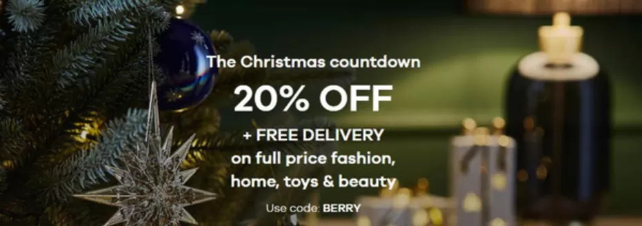JD Williams catalogue in Derry | The Christmas Countdown 20% Off | 2025-12-16T00:00:00.000Z - 2025-12-30T00:00:00.000Z