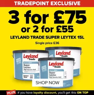 TradePoint catalogue in Hayes | 3 For £75 Or 2 For £55 | 2025-12-17T00:00:00.000Z - 2025-12-22T00:00:00.000Z