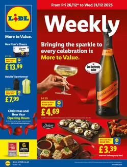 Lidl catalogue in Lewes | Great discounts on selected products | 2025-12-26T00:00:00.000Z - 2025-12-31T00:00:00.000Z