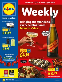 Lidl catalogue in Caerphilly | Top deals for all customers | 2025-12-27T00:00:00.000Z - 2025-12-31T00:00:00.000Z