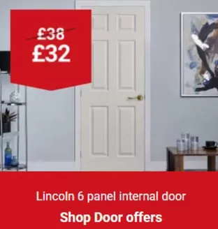 Wickes catalogue in Hayes | Lincole 6 Panel Inernal Door | 2025-12-18T00:00:00.000Z - 2026-01-03T00:00:00.000Z