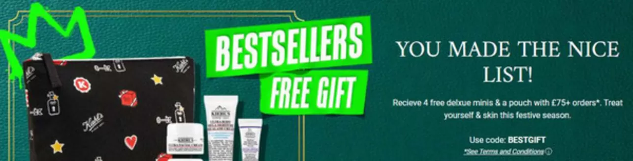 Kiehl's catalogue | You Made The Nice List! | 2025-12-22T00:00:00.000Z - 2026-01-03T00:00:00.000Z