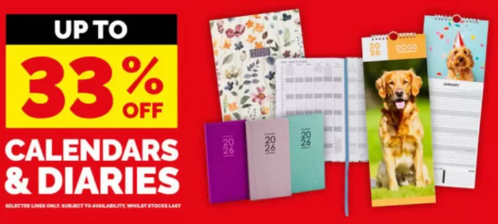 Poundstretcher catalogue in Littlehampton | Up To 33% Off Calendar & Diaries | 2025-12-22T00:00:00.000Z - 2026-01-07T00:00:00.000Z
