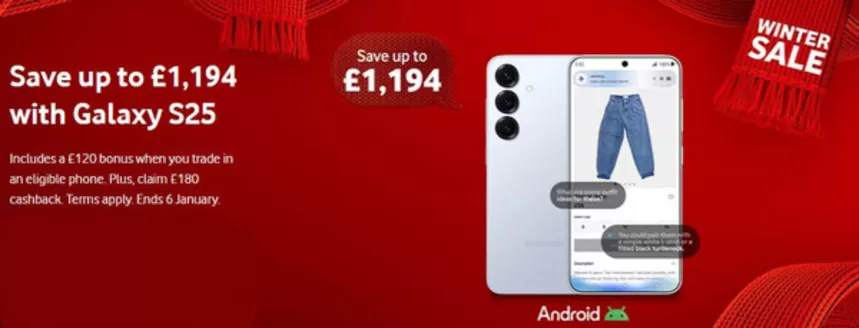 Vodafone catalogue in Paisley | Save Up To 621 With iPhone Air | 2025-12-22T00:00:00.000Z - 2026-01-06T00:00:00.000Z