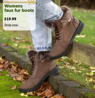 Shoe Zone catalogue in Eastbourne | Womens Faux Fur Boots | 2025-12-22T00:00:00.000Z - 2026-01-16T00:00:00.000Z