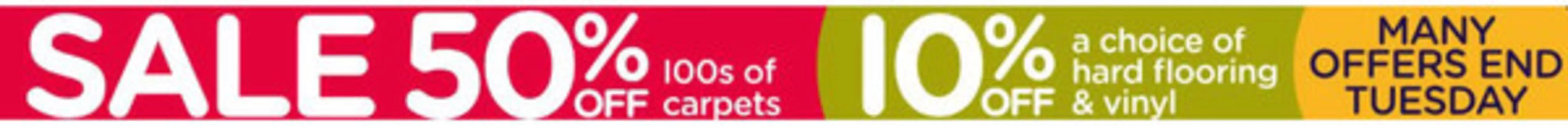 Carpetright catalogue | Sale 50% Off 100s Of Crpets~ | 2026-01-13T00:00:00.000Z - 2026-01-30T00:00:00.000Z