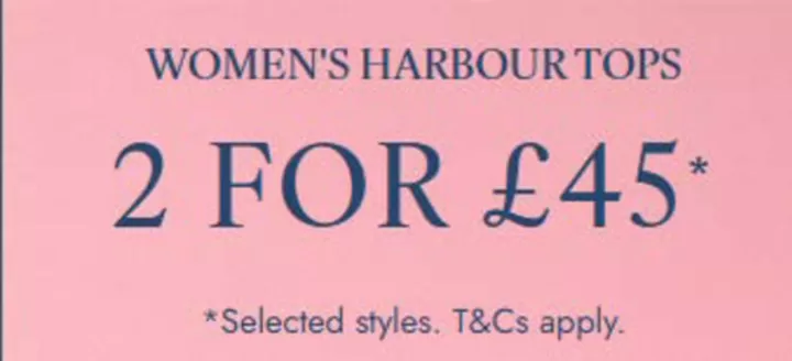 Joules catalogue | Women's Harbour Tops 2 For £45 | 2026-01-14T00:00:00.000Z - 2026-01-29T00:00:00.000Z