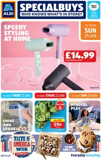 Aldi catalogue | Top deals and discounts | 2026-01-22T00:00:00.000Z - 2026-01-25T00:00:00.000Z