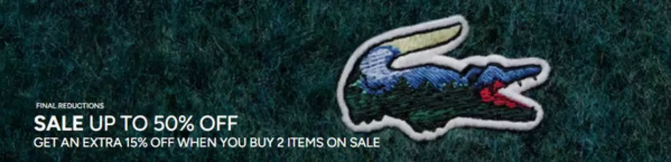 Lacoste catalogue in Brighton | Sale Up To 50% Off ~ | 2026-01-26T00:00:00.000Z - 2026-02-13T00:00:00.000Z