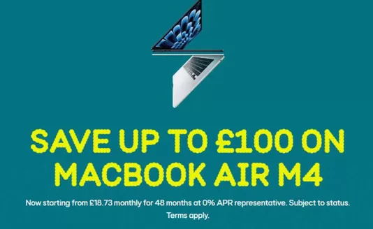 EE catalogue in Hemel Hempstead | Save Up To £100 On Macbook Air M4 | 2026-01-30T00:00:00.000Z - 2026-03-31T00:00:00.000Z