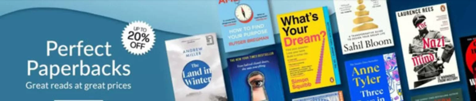 Waterstones Booksellers catalogue in Tibshelf | Perfect Paperback` | 2026-02-04T00:00:00.000Z - 2026-02-18T00:00:00.000Z