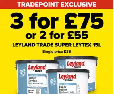 TradePoint catalogue in Waterlooville | 3 For £75 Or 2 For £55` | 2026-02-05T00:00:00.000Z - 2026-02-18T00:00:00.000Z