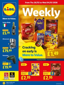 Lidl catalogue in Sutton Coldfield | Discover attractive offers | 2026-02-26T00:00:00.000Z - 2026-03-04T00:00:00.000Z