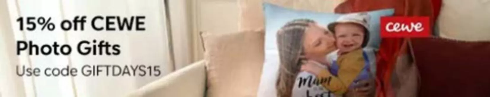 Ryman catalogue in Congleton | 15% Off Cewe Photo Gift | 2026-02-20T00:00:00.000Z - 2026-02-28T00:00:00.000Z