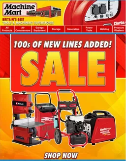 Machine Mart catalogue in Hastings | Big Sale Reducitons! | 2026-02-27T00:00:00.000Z - 2026-03-31T00:00:00.000Z