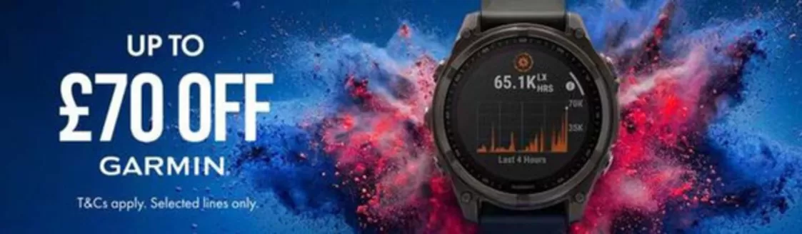 Snow + Rock catalogue in London | Up To £70 Off Garmin | 2026-03-04T00:00:00.000Z - 2026-03-13T00:00:00.000Z