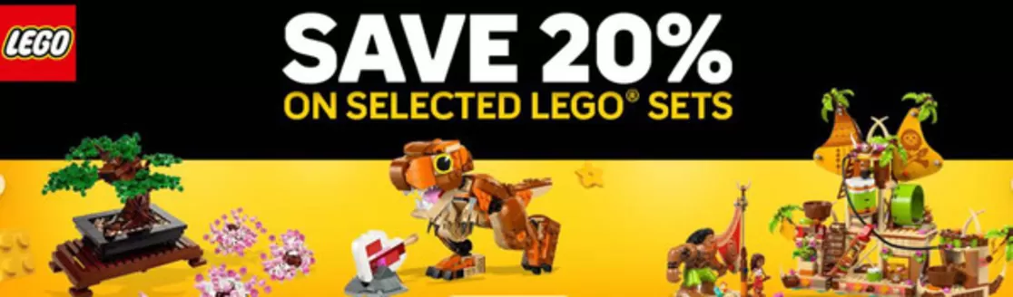 Hamleys catalogue in Woking | Save 20%on Selected Lego Sets | 2026-03-06T00:00:00.000Z - 2026-03-23T00:00:00.000Z