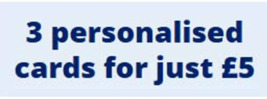 Card Factory catalogue in Sheffield | 3 Personalides Cards For Just £5 | 2026-03-10T00:00:00.000Z - 2026-03-16T00:00:00.000Z