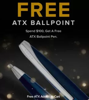 Cross catalogue in Sheffield | Free ATX Ballpoint | 2026-03-10T00:00:00.000Z - 2026-03-23T00:00:00.000Z