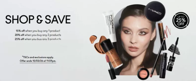 MAC Cosmetics catalogue | Shop & Save | 2026-03-13T00:00:00.000Z - 2026-03-15T00:00:00.000Z