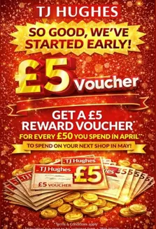 TJ Hughes catalogue | So Good We'vr Started Early! | 2026-03-25T00:00:00.000Z - 2026-04-19T00:00:00.000Z