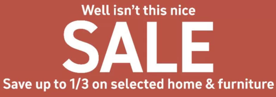 Habitat catalogue | Well Ins't This Nice Sale | 2026-03-30T00:00:00.000Z - 2026-04-08T00:00:00.000Z