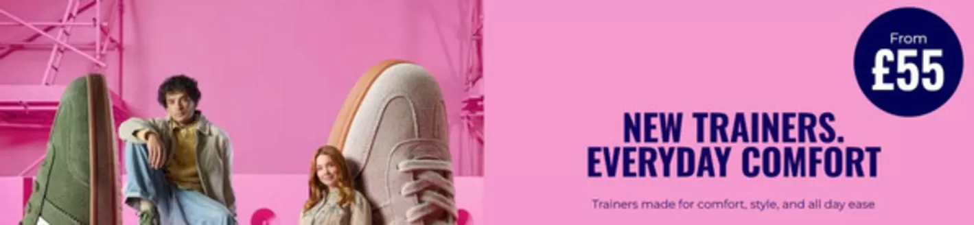 Clarks catalogue in Northampton | New Trainers Everyday Comfort | 2026-04-15T00:00:00.000Z - 2026-04-26T00:00:00.000Z