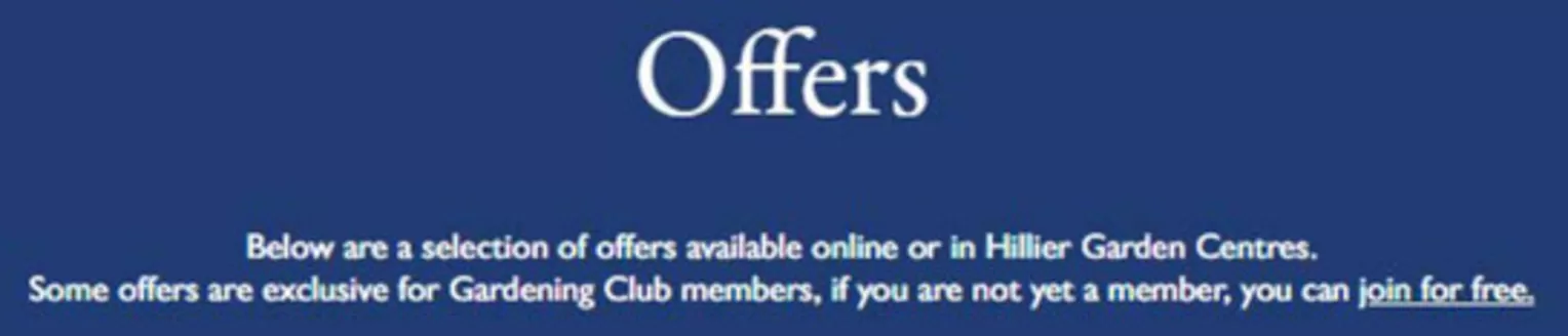 Hillier Garden Centres catalogue in Greenwich | Offers | 2026-04-16T00:00:00.000Z - 2026-05-09T00:00:00.000Z
