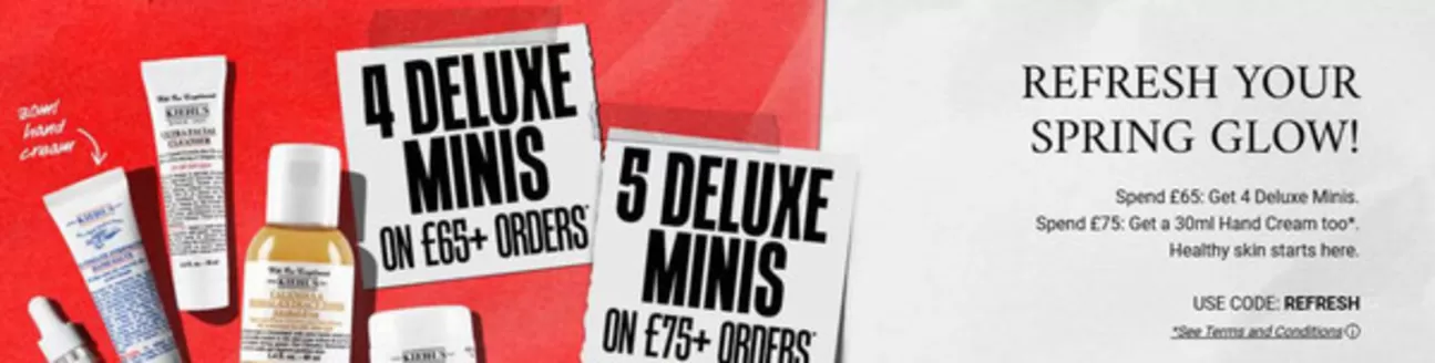 Kiehl's catalogue | Refresh Your Spring Glow! | 2026-04-20T00:00:00.000Z - 2026-04-30T00:00:00.000Z