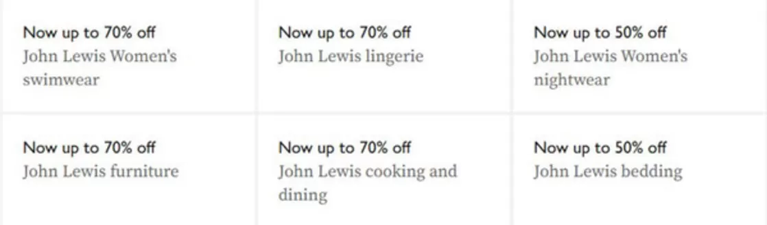 John Lewis catalogue in Leyburn | New Up To 70% Off | 2026-04-21T00:00:00.000Z - 2026-05-13T00:00:00.000Z