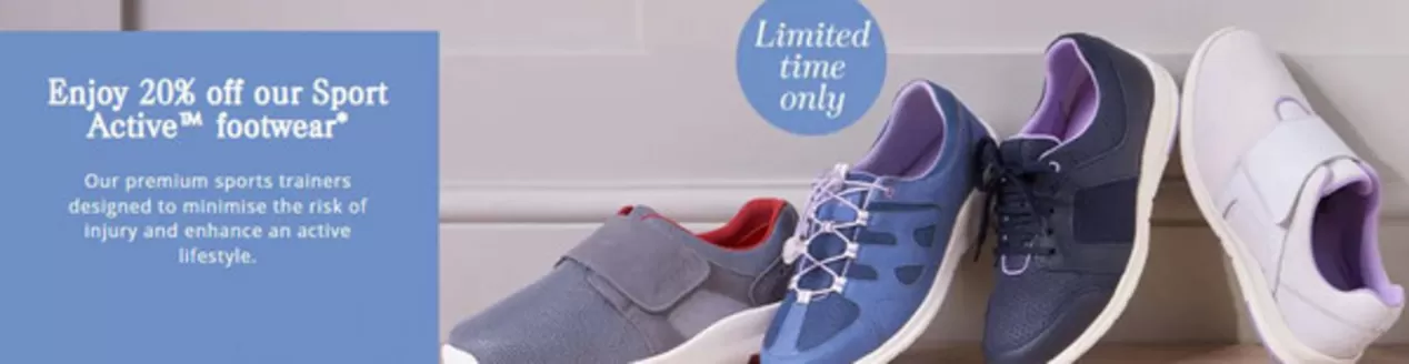 Cosyfeet catalogue in Nottingham | Enjoy 20% Off Our Sport Activw Footwear | 2026-04-22T00:00:00.000Z - 2026-05-11T00:00:00.000Z