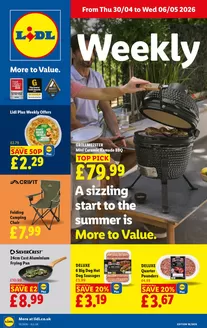 Lidl catalogue in Inverurie | Lidl Weekly | 2026-04-30T00:00:00.000Z - 2026-05-06T00:00:00.000Z