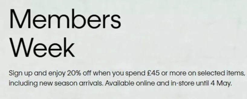 Calvin Klein catalogue in London | Members Week  | 2026-04-23T00:00:00.000Z - 2026-05-04T00:00:00.000Z