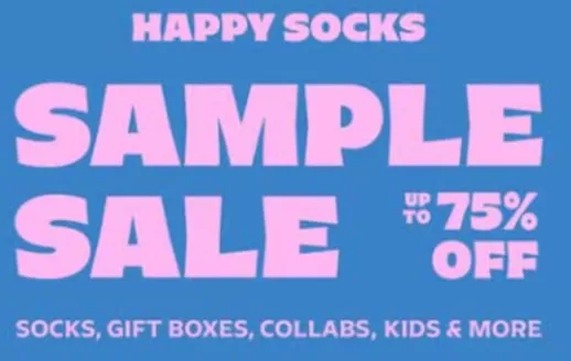 Happy Socks catalogue | Sample Sale Up To 75% Off | 2026-04-29T00:00:00.000Z - 2026-05-05T00:00:00.000Z