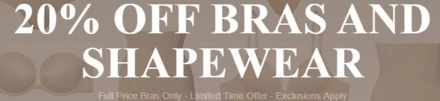 La Senza catalogue | 20% Off Bras And Shapewear | 2026-04-29T00:00:00.000Z - 2026-05-11T00:00:00.000Z