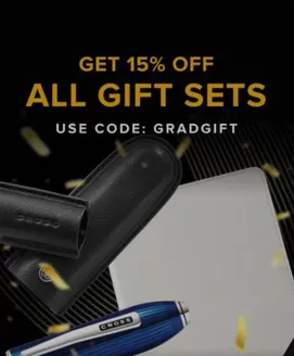 Cross catalogue | Get 15% Off All Gift Sets | 2026-05-05T00:00:00.000Z - 2026-05-23T00:00:00.000Z